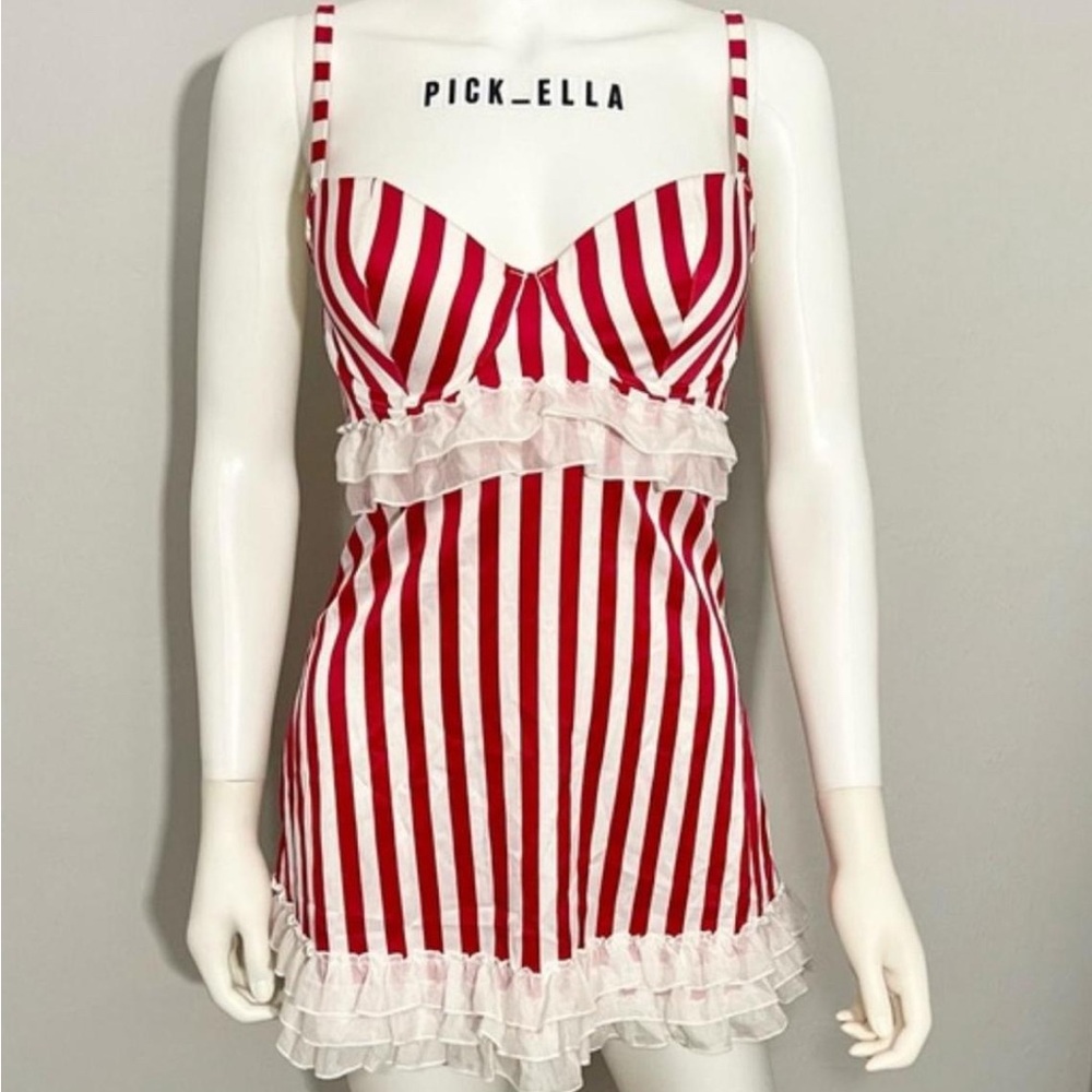 Victoria's Secret Red and White Striped dress